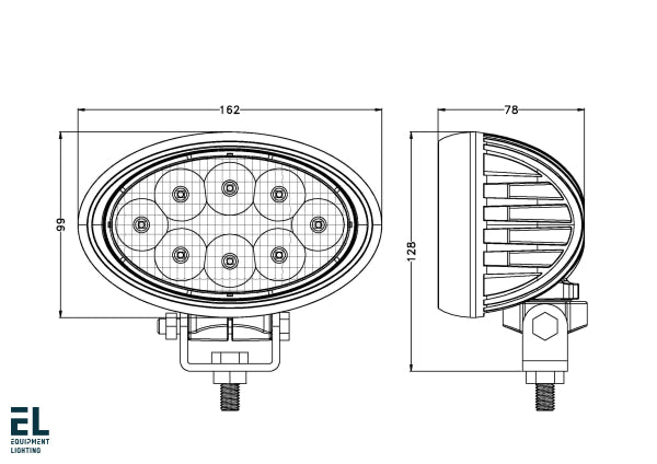 40W Led Work Light Flood Beam El4289